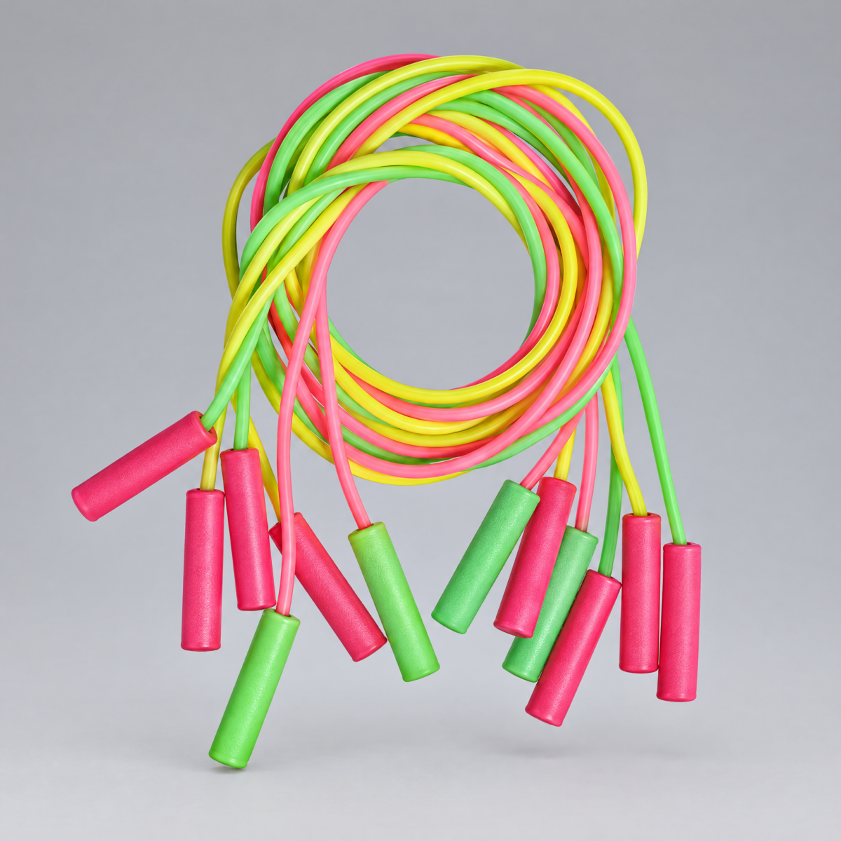 Corde à sauter fluo